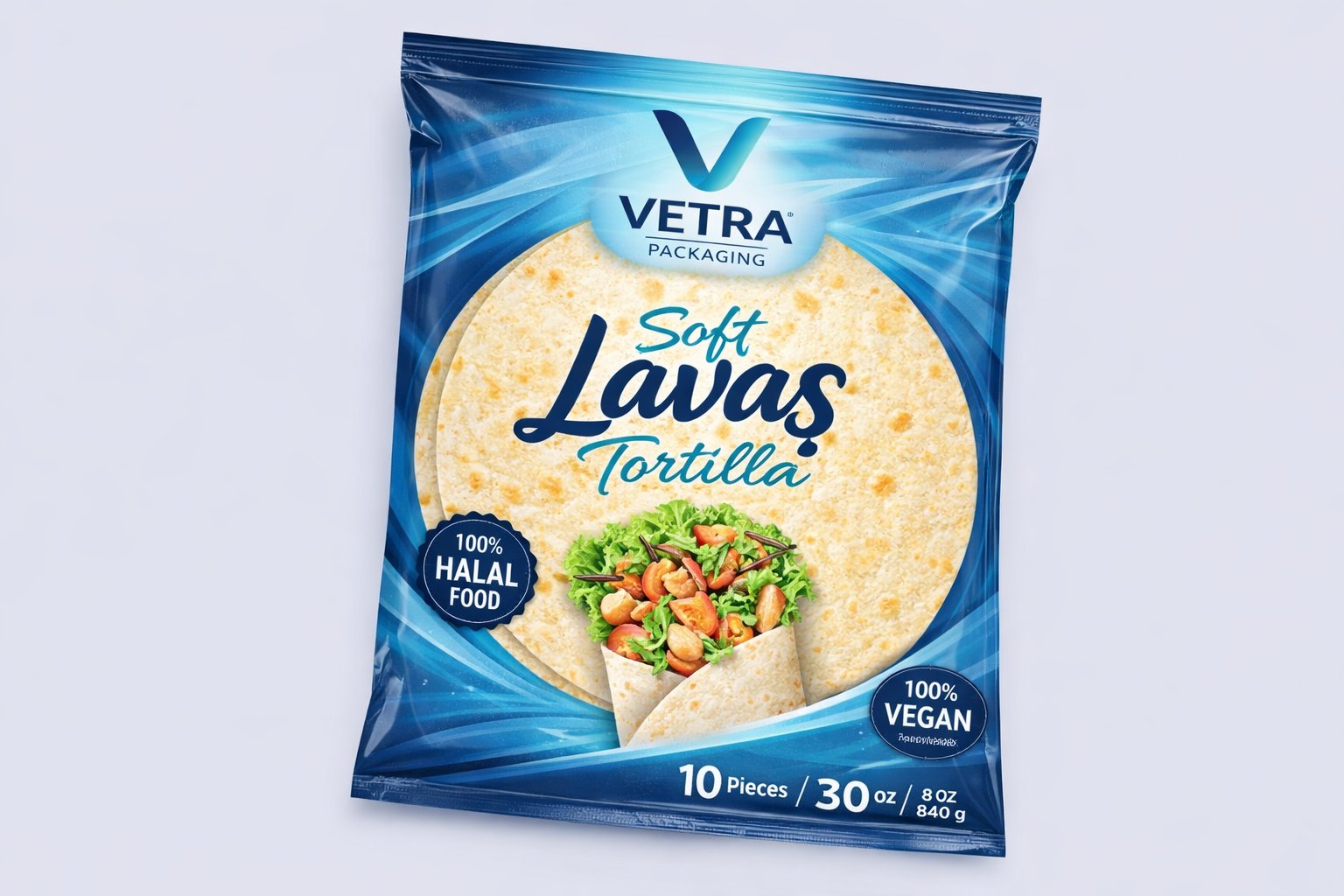 Vetra Tortilla Ambalajı Örneği